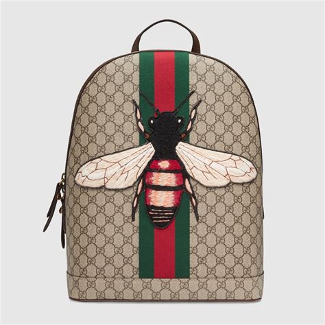 gucci bee backpack used|gucci wallet with bumble bee.